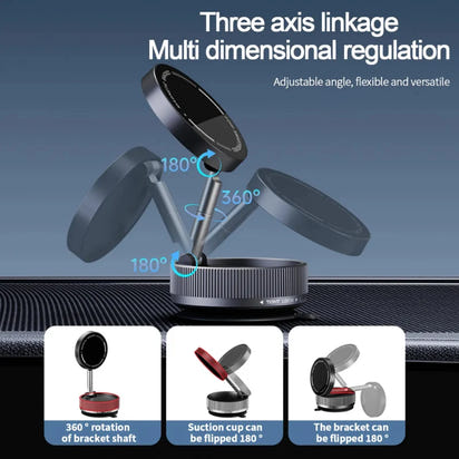 Vacuum Magnetic Suction Phone Holder