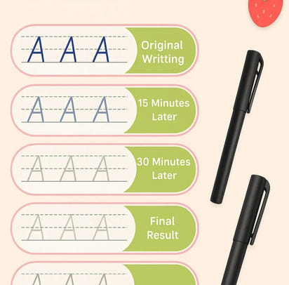 Magic Book Set of 2 ( 8 Book +20 Refill +2 Pen+2 Grip)