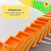 Train Toy Domino Set for Kids – BPA-Free Plastic with Sound Effects