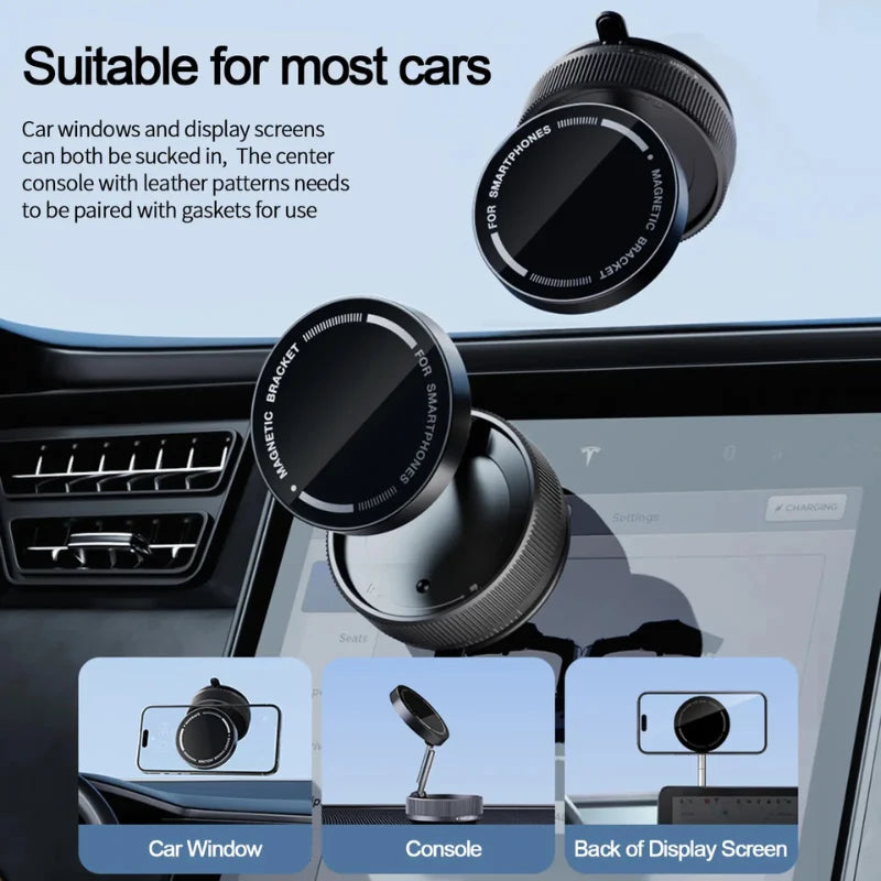 Vacuum Magnetic Suction Phone Holder